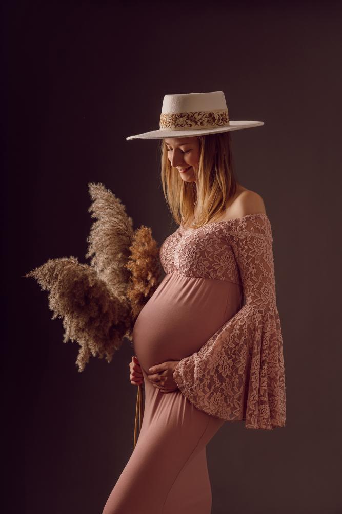 Boho Babybauchbilder im Fotostudio Plauen Hof Oelsnitz Vogtland