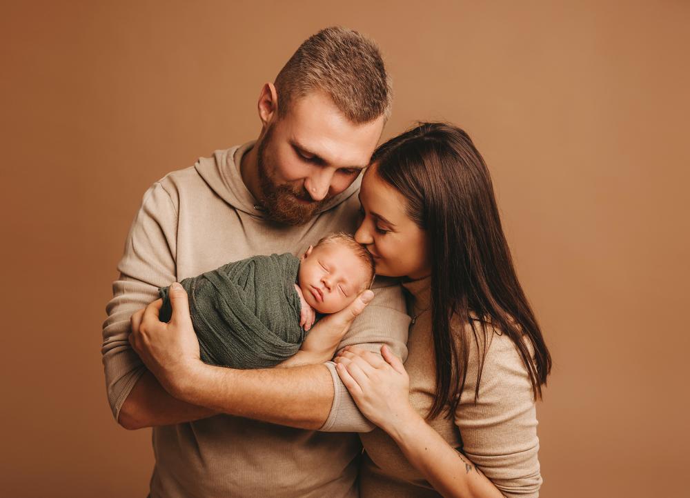 New Born Familienfoto Plauen